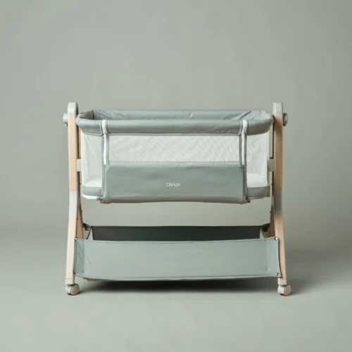 Obaby Cloud Bedside Crib - Sage