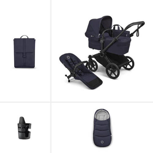 Bugaboo Donkey 6 Single Essential pushchair bundle- Deep Indigo