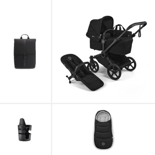 Bugaboo Donkey 6 Single Essential pushchair bundle- Heritage Black