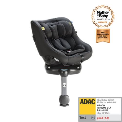 Graco Turn2me Dlx i-Size R129 Car Seat - Midnight