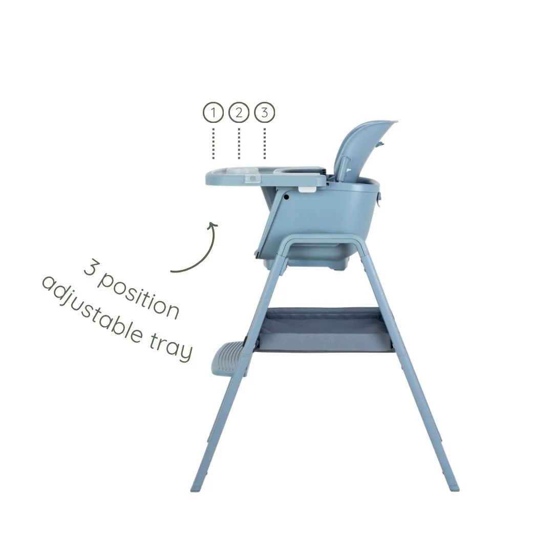 Tutti Bambini Nova Maison 7 in 1 Highchair- Coast