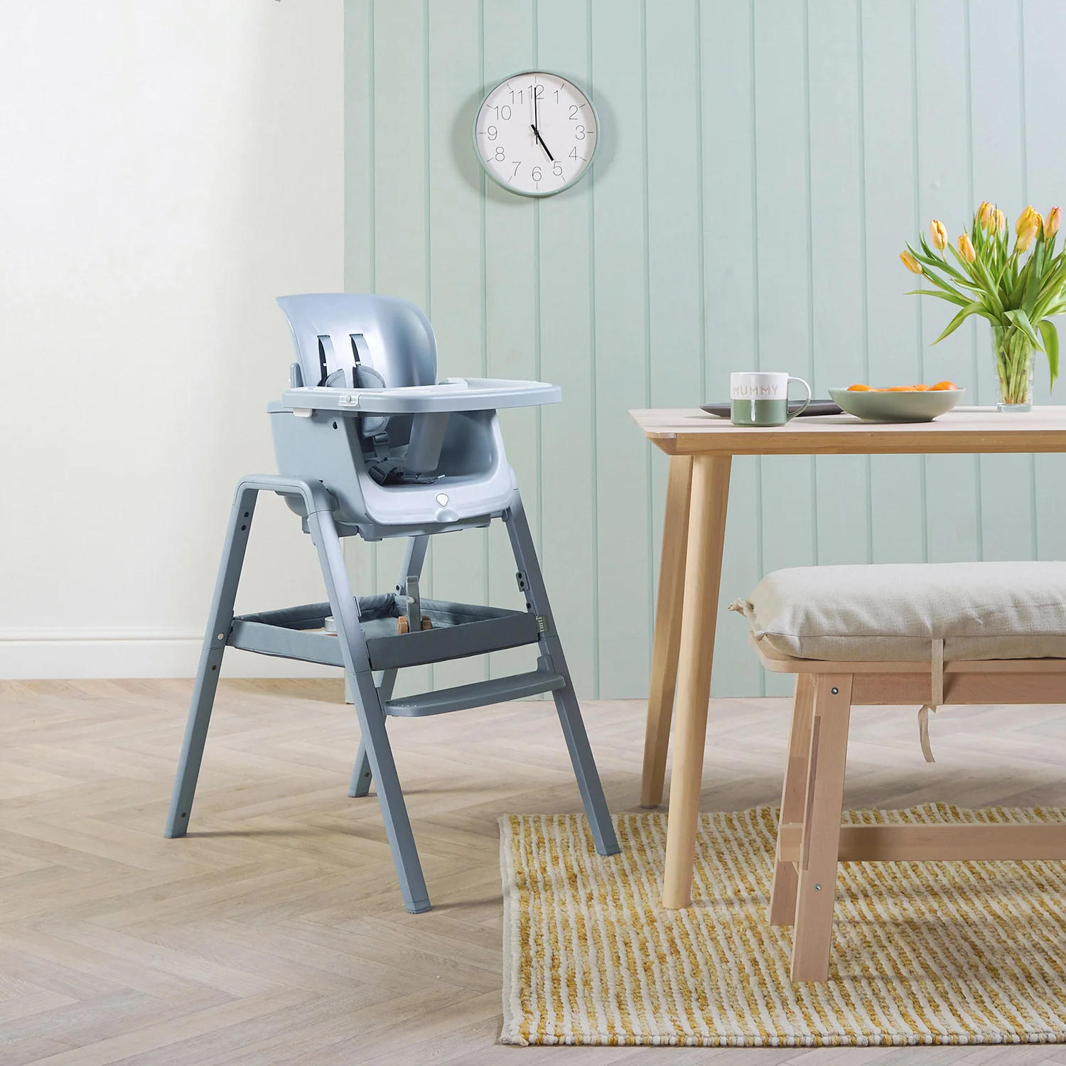 Tutti Bambini Nova Maison 7 in 1 Highchair- Coast