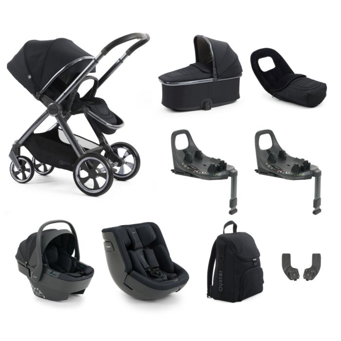 BabyStyle Oyster 4 Luxury Summer Bundle- Carbonite