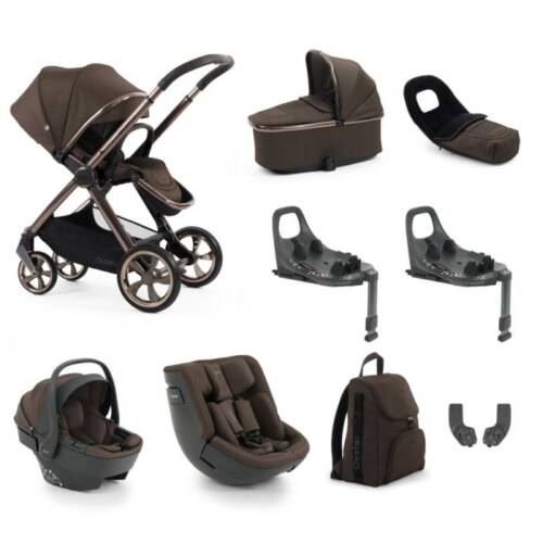BabyStyle Oyster 4 Luxury Summer Bundle- Chocolate Velvet