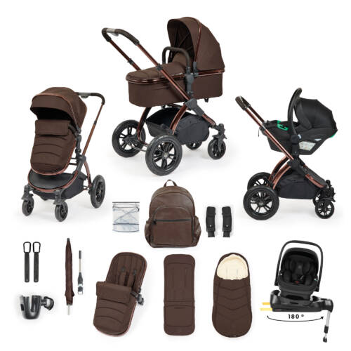 Stomp Luxe Elements Edition 15 Piece Travel System - Chestnut