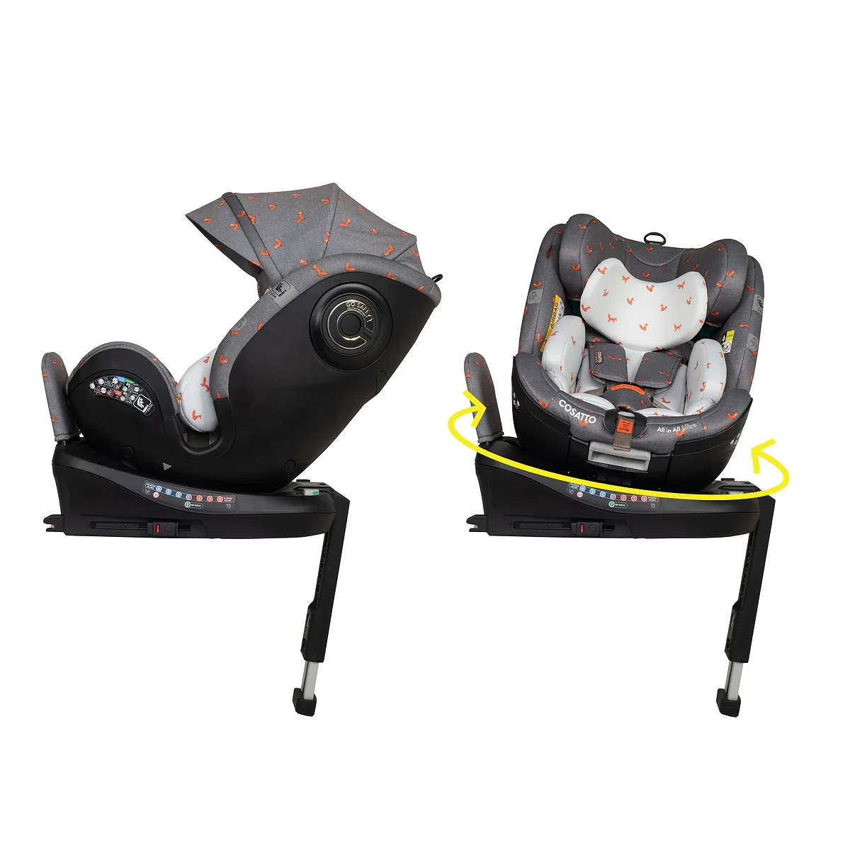 Cosatto All in All Ultra 360 Rotate i-Size Car Seat- Foxling