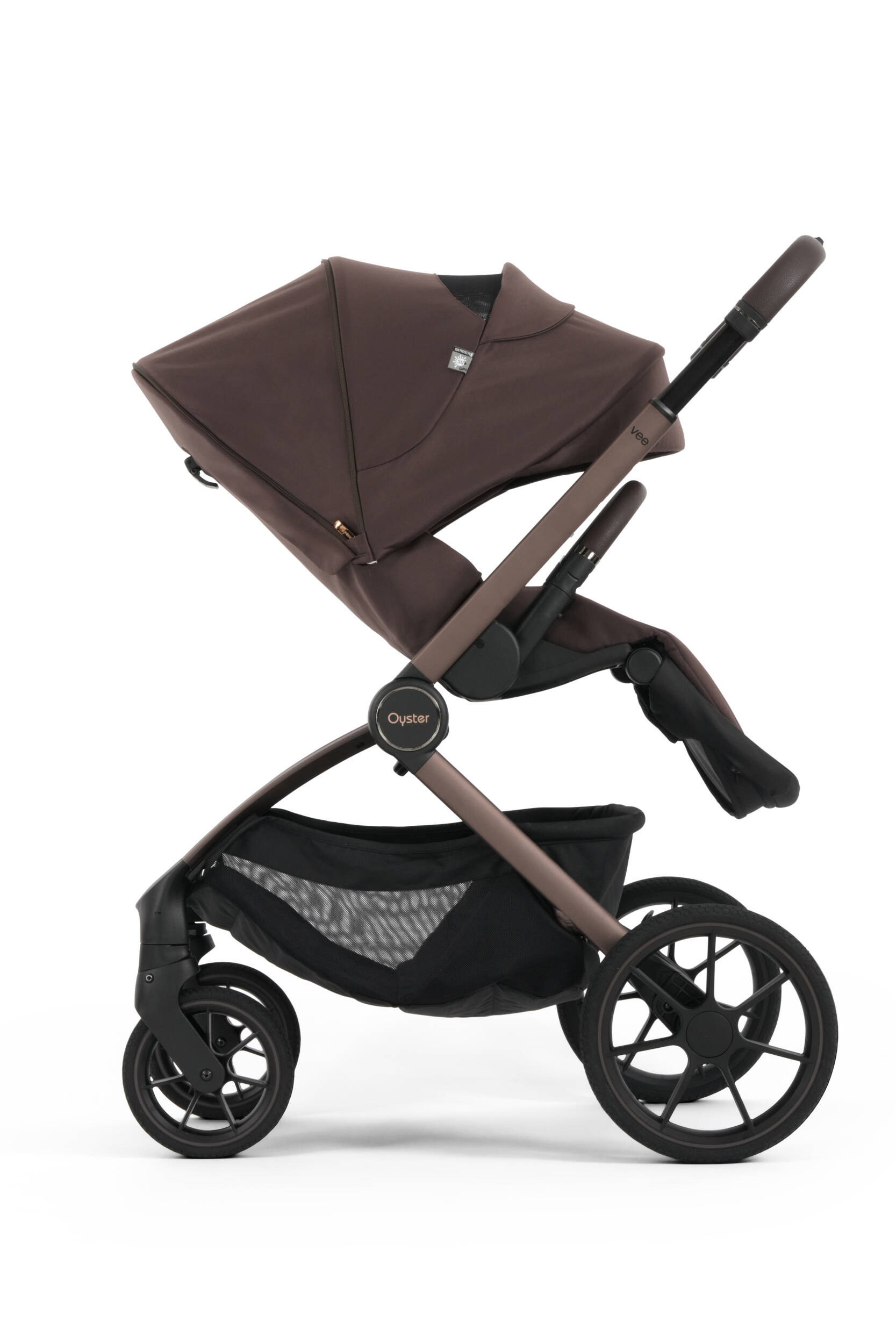 Oyster Vee Pram Bundle - Chocolate