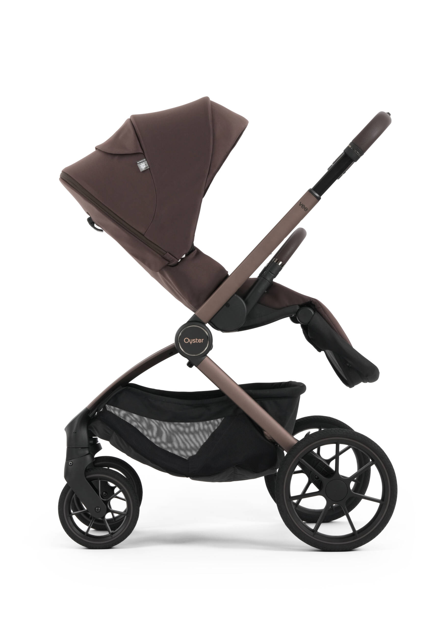 Oyster Vee Pram Bundle - Chocolate