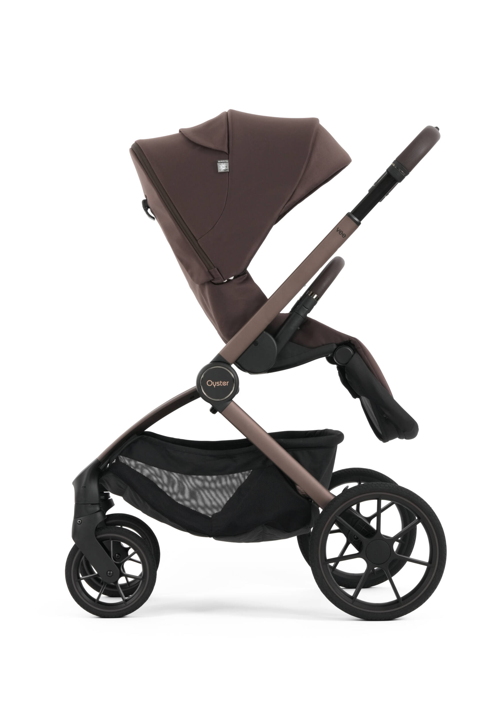 Oyster Vee Pram Bundle - Chocolate
