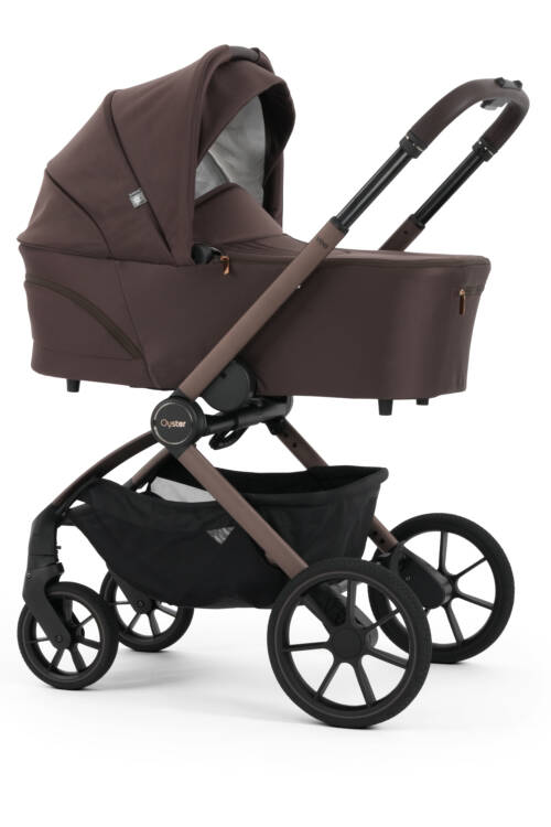 Oyster Vee Pram Bundle - Chocolate