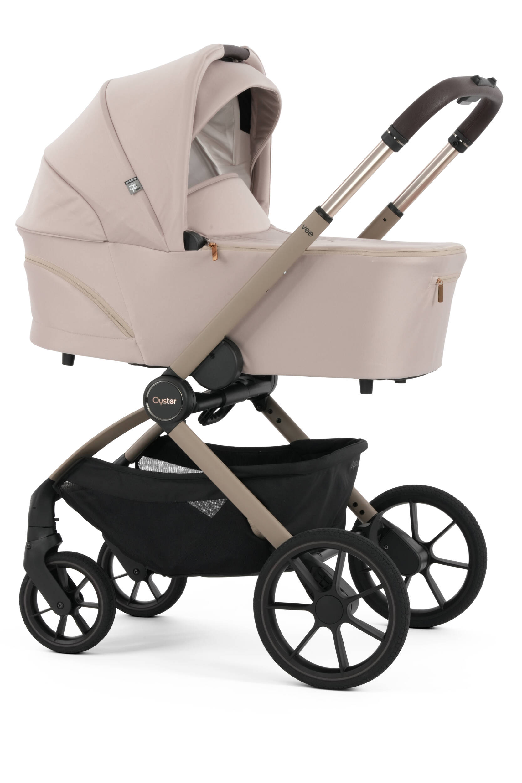 Oyster Vee Pram Bundle - Vanilla