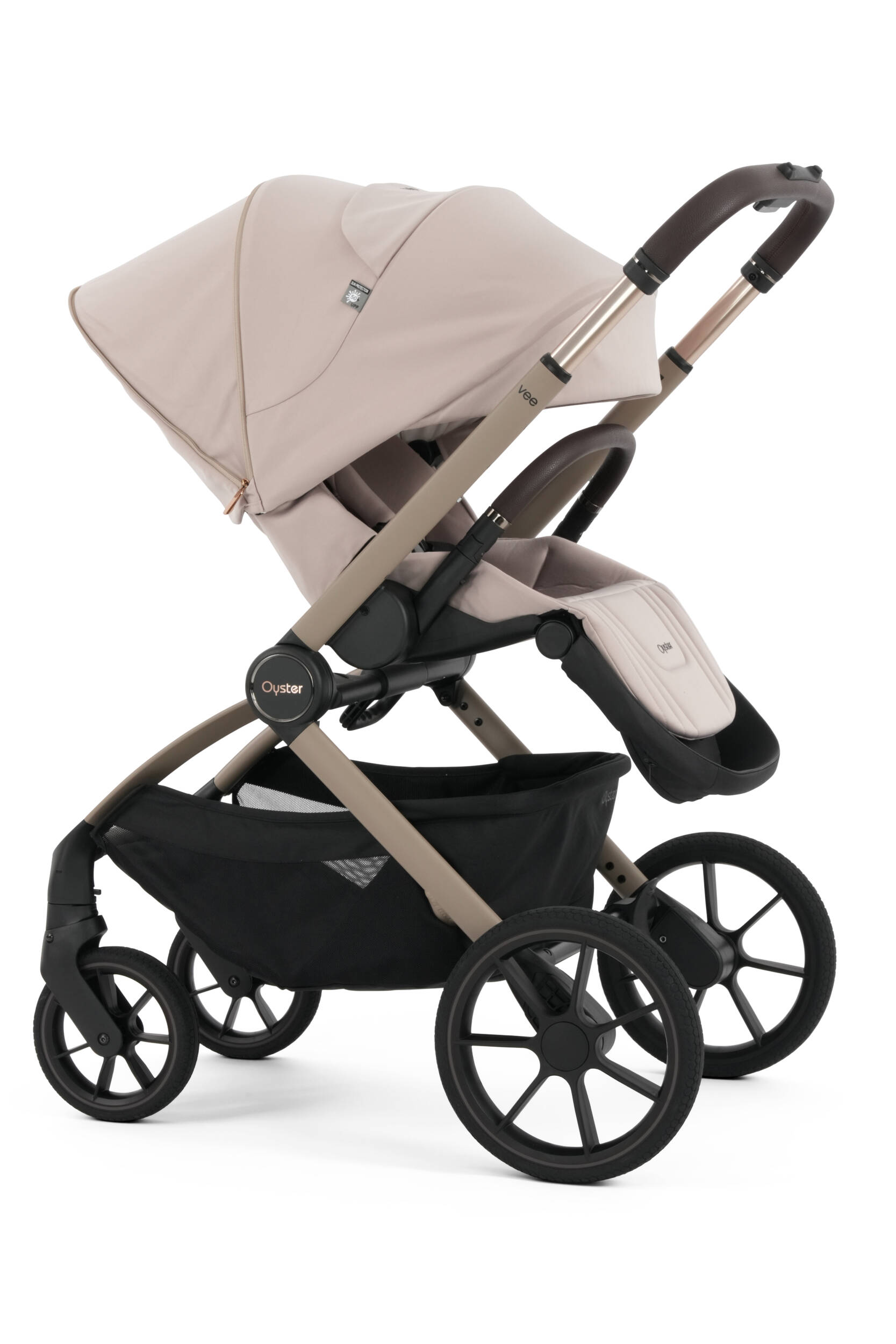 Oyster Vee Pram Bundle - Vanilla