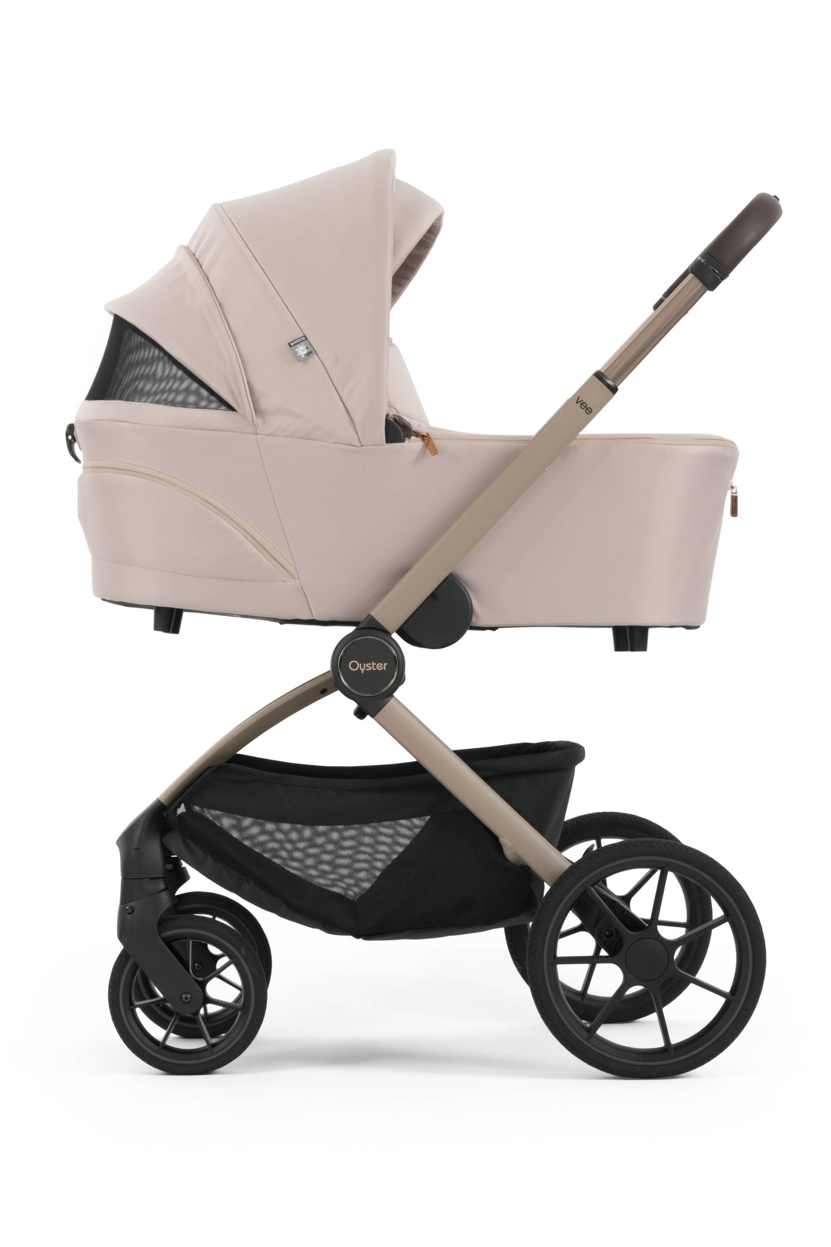 Oyster Vee Pram Bundle - Vanilla