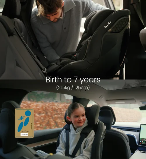 Silver Cross Perform Extended Rear-Facing Car Seat- Iconic Black