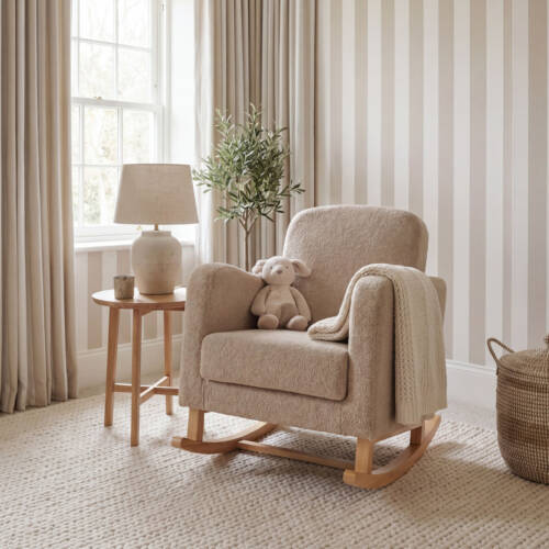 Bebe & Beyond Soother Nursing Chair – Biscuit Teddy