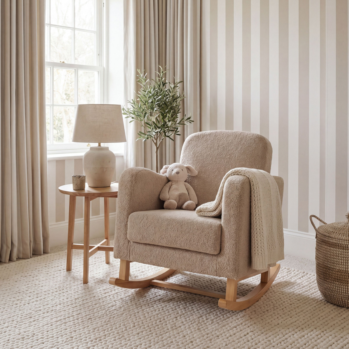 Bebe & Beyond Soother Nursing Chair – Biscuit Teddy