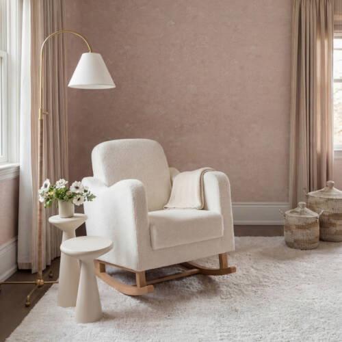 Bebe & Beyond Soother Nursing Chair – Off White Boucle