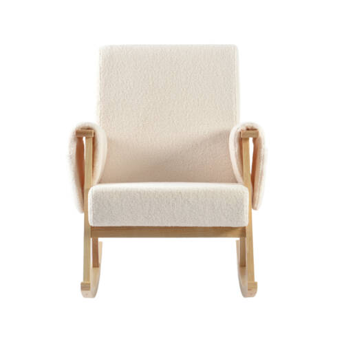 Bebe & Beyond Storyteller Nursing Chair – Off-White Teddy