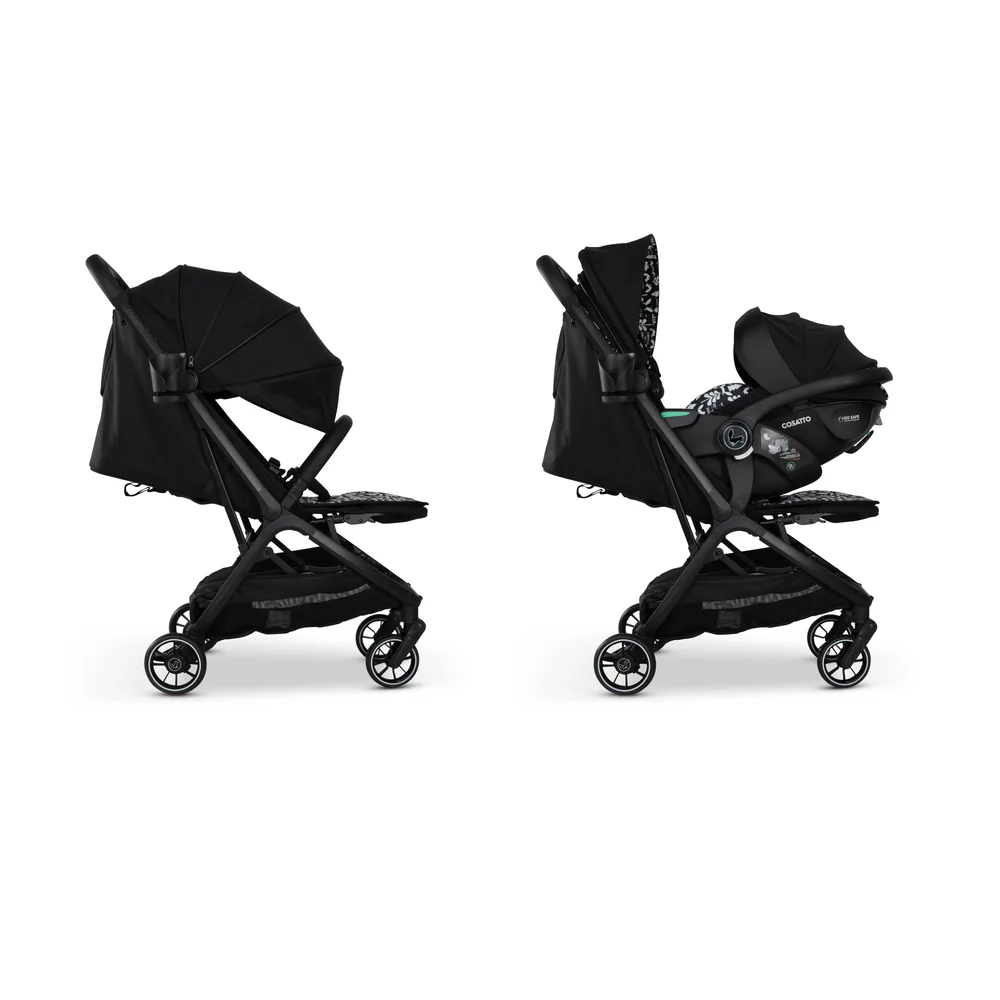 Cosatto Woosh City Recline Car Seat Bundle - Silhouette