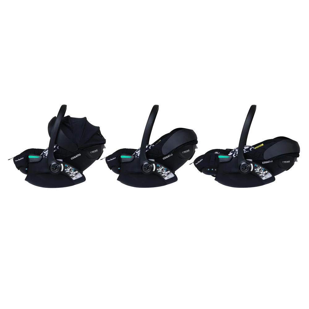 Cosatto Woosh City Recline Car Seat Bundle - Silhouette