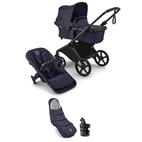 Bugaboo Cub Essential Pushchair Bundle- Deep Indigo