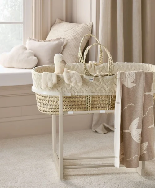 Mamas & Papas Rocking Moses Basket Stand - Cashmere
