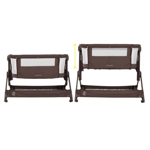 Cosatto Select Close to Me Folding Bedside Crib- Bear Hug