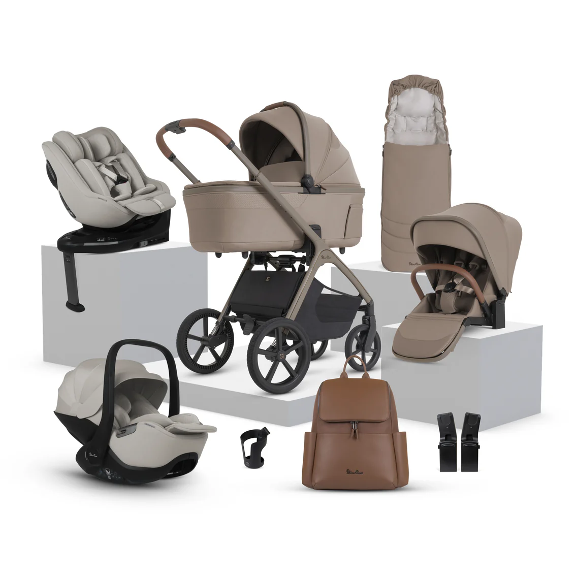 Silver Cross Cove 2 Ultimate 360 Family Bundle – Champagne