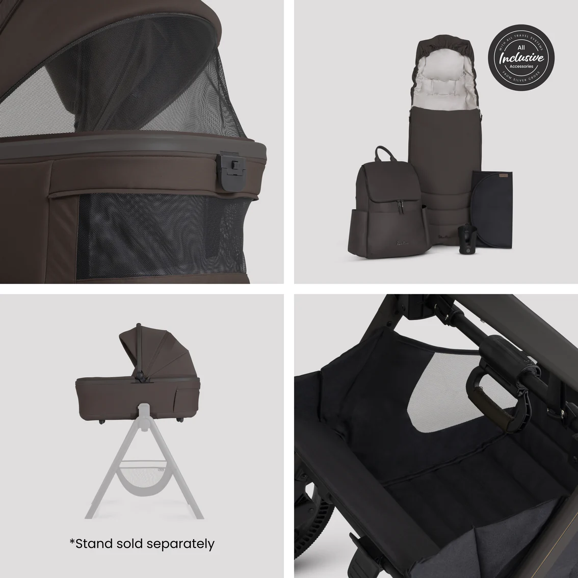 Silver Cross Cove 2 Ultimate 360 Family Bundle – Chocolate
