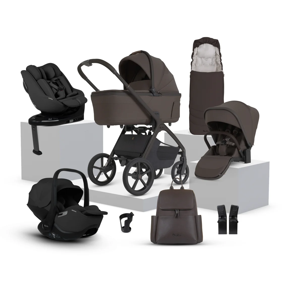 Silver Cross Cove 2 Ultimate 360 Family Bundle – Chocolate