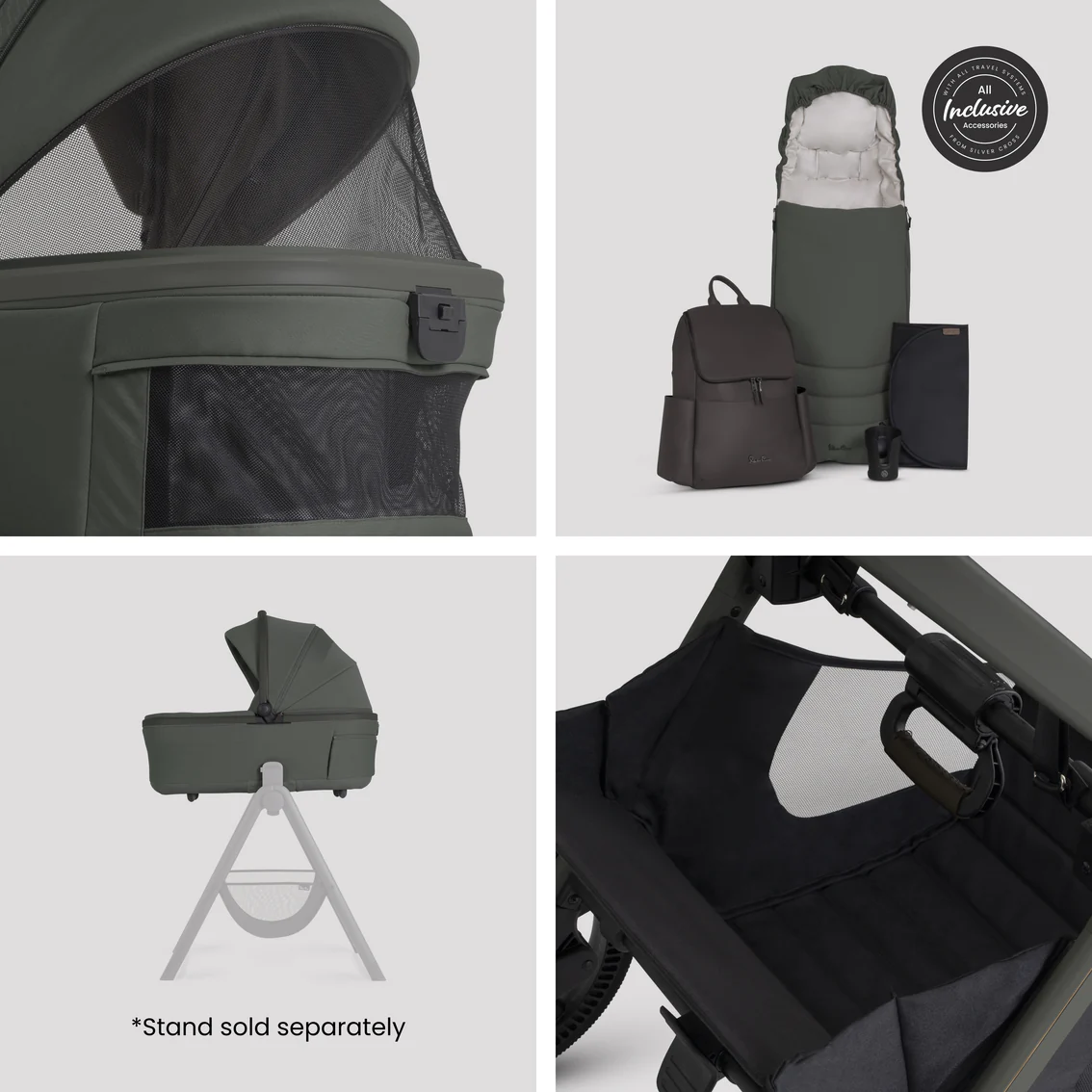 Silver Cross Cove 2 Ultimate 360 Family Bundle – Pewter