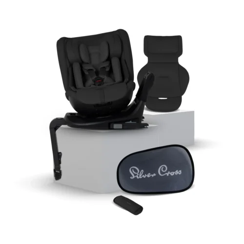 Silver Cross Motion 3 All Size 360 Rotating Car Seat- Iconic Black