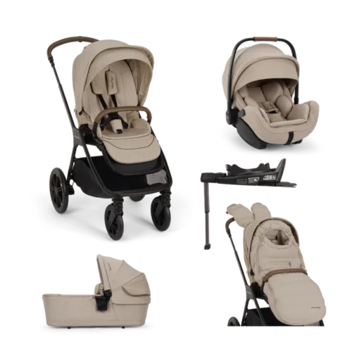 Nuna Triv LX + Arra Flex & Base Curv Travel System Bundle - Cosmopolitan