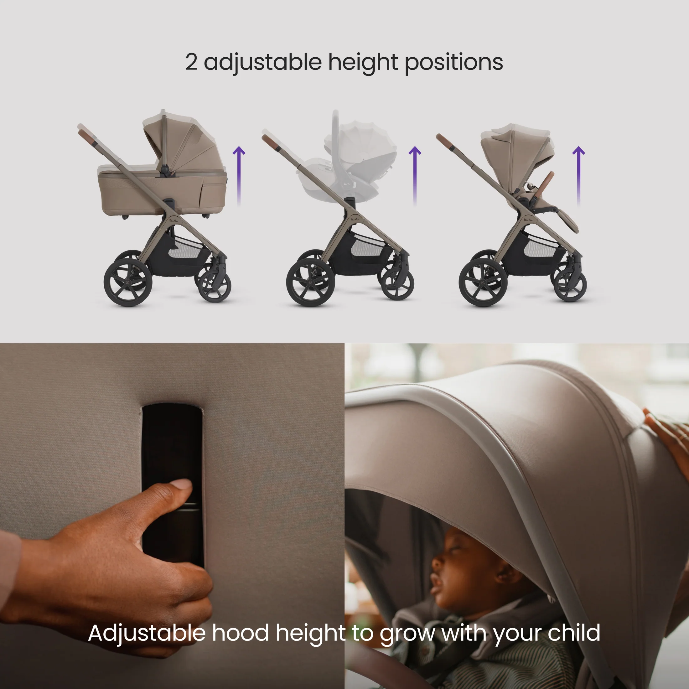 Silver Cross Cove 2 Pushchair Ultimate 360 Bundle - Champagne