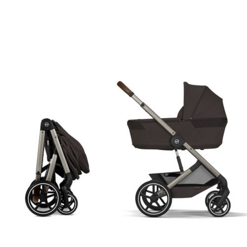Cybex Balios + Fold Cot Accessory Bundle - Chocolate Brown