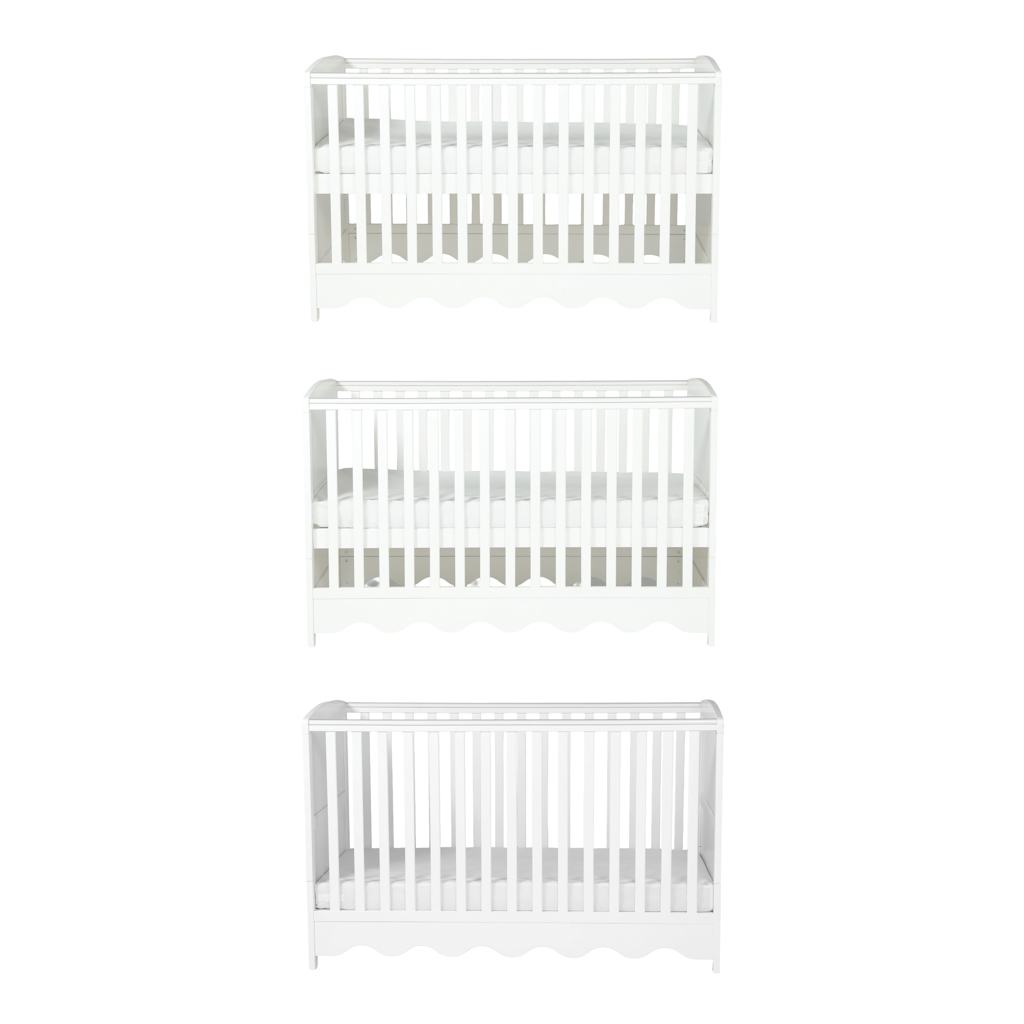 Bebe & Beyond Dancer Cot Bed - White