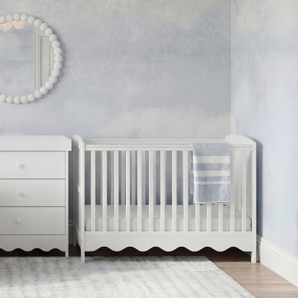 Bebe & Beyond Dancer Cot Bed - White