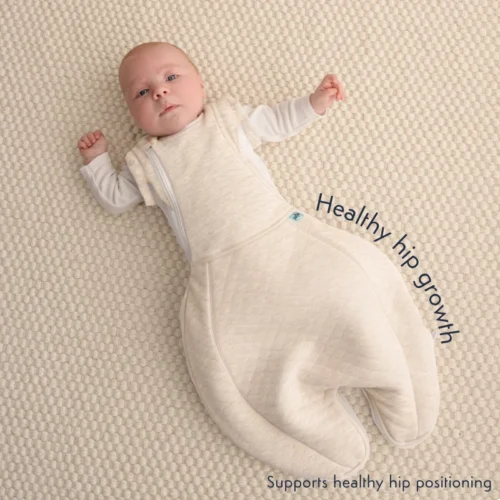Purflo Swaddle to Sleep Bag 2.5 Tog - 0-4M All Seasons- Summer Sand