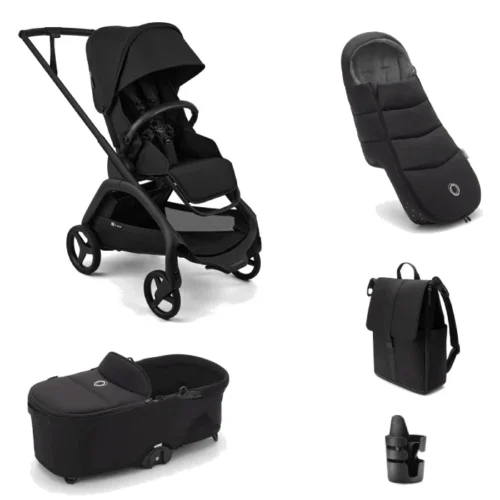 Bugaboo Dragonfly Plus Complete Pushchair Bundle- Heritage Black