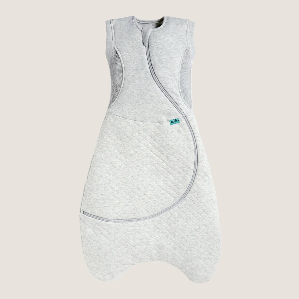 Purflo Cuddle to Sleep Bag 2.5 Tog Minimal Grey 3-12 months