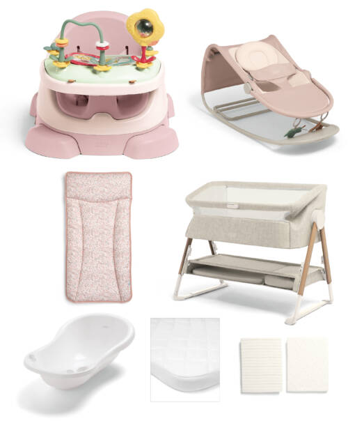Mamas & Papas Newborn Essentials Bundle (7 Pieces) - Blush