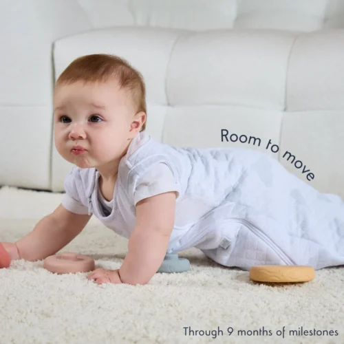 Purflo Cuddle to Sleep Bag 2.5 Tog Cotton Clouds 3-12 months