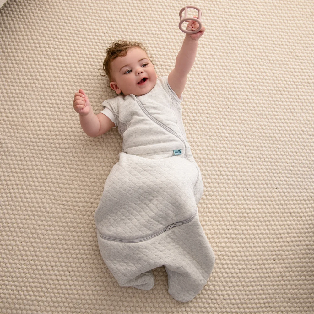 Purflo Cuddle to Sleep Bag 2.5 Tog Minimal Grey 3-12 months