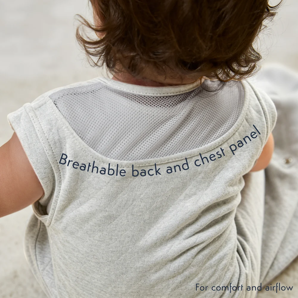 Purflo Cuddle to Sleep Bag 2.5 Tog Minimal Grey 3-12 months