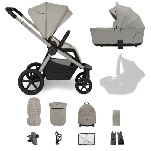 My Babiie MB450 ARC 2-in-1 Pushchair & Folding Carrycot - Champagne Taupe (Exclusive)