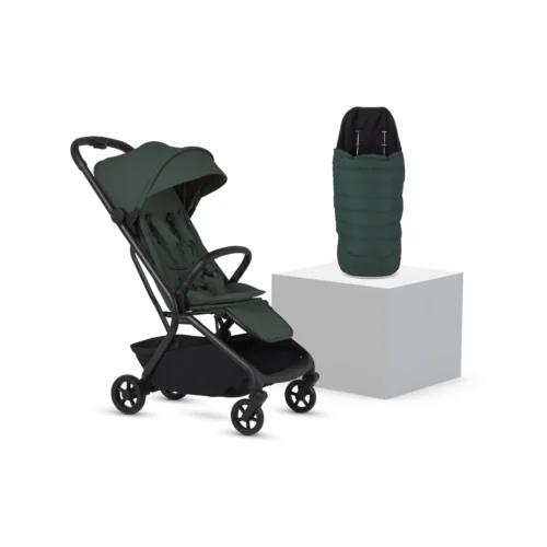 Silver Cross Nia Compact Stroller with Footmuff- Conifer