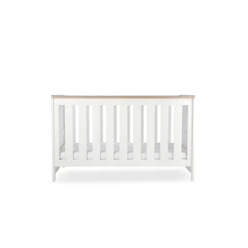 Cuddle Co Burford Cot Bed - White & Oak