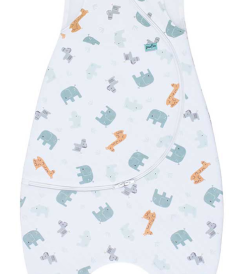 Purflo Cuddle to Sleep Bag 2.5 Tog Animal Safari 3-12 months