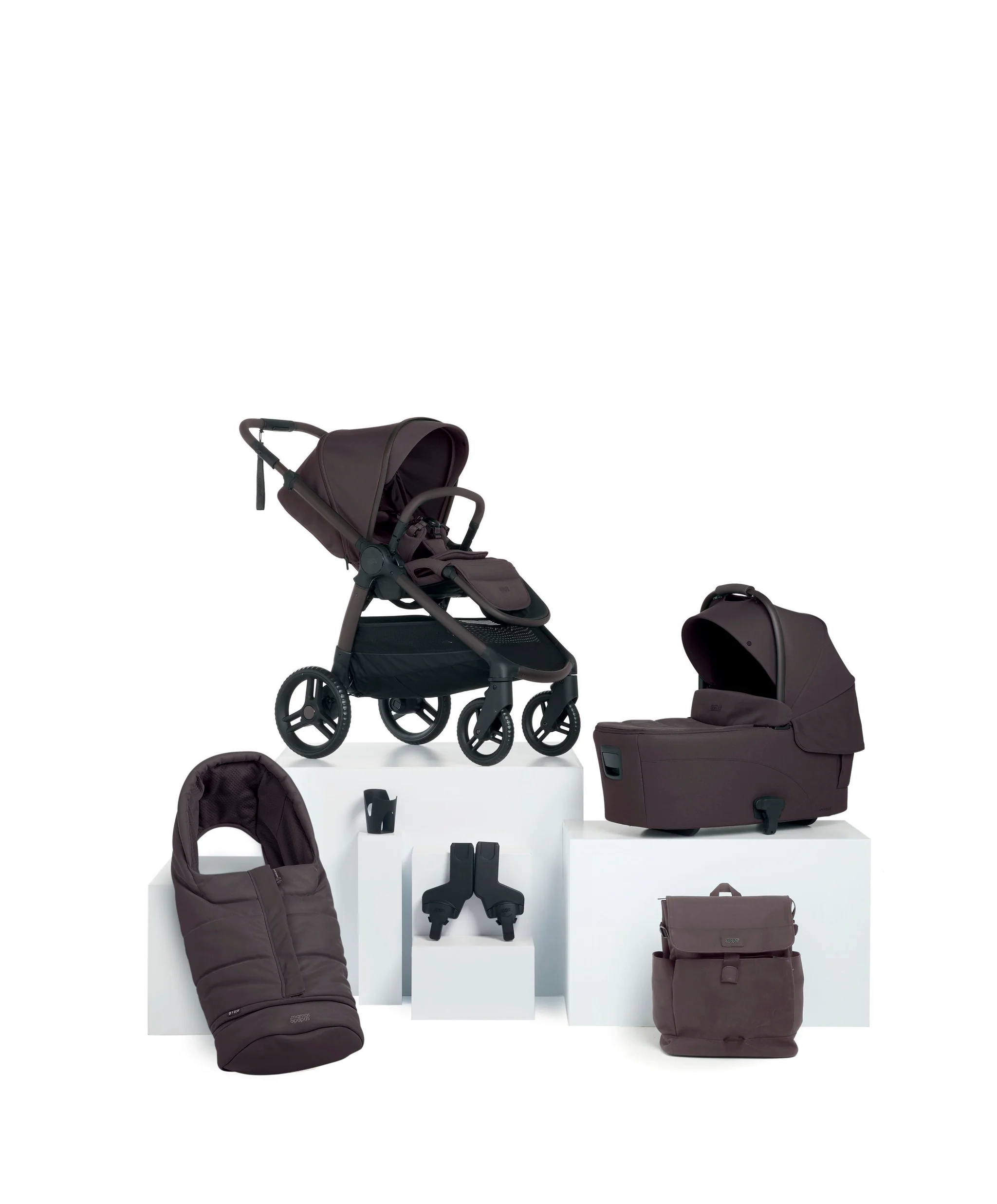 Mamas & Papas Ocarro 2 Pushchair Bundle With Cybex Cloud T & Base -Americano
