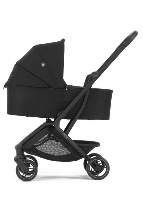BabyStyle Oyster F-Lite Pushchair & Carrycot Bundle - Liquorice